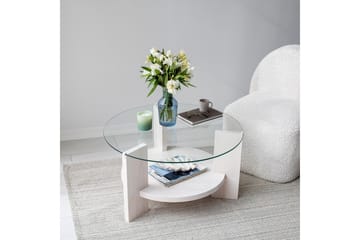 Mumondo Soffbord 75 cm Vit - Hanah Home - Möbler - Bord & matgrupp - Soffbord