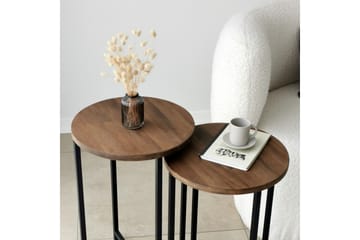 Mumondo Soffbord 35x35x35 cm Runt - Brun - Möbler - Bord & matgrupp - Soffbord
