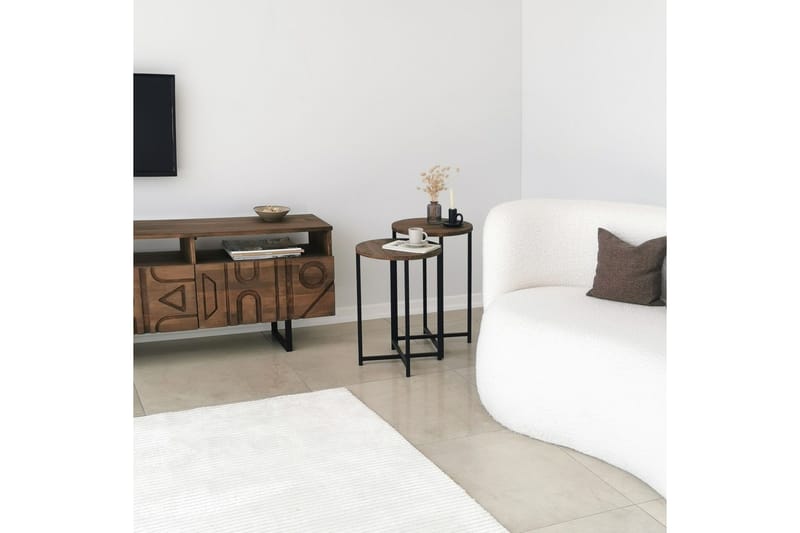 Mumondo Soffbord 35x35x35 cm Runt - Brun - Möbler - Bord & matgrupp - Soffbord