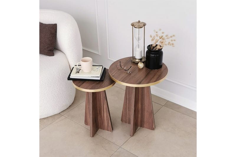 Munne Soffbord 40 cm - Valnöt - Möbler - Bord & matgrupp - Soffbord