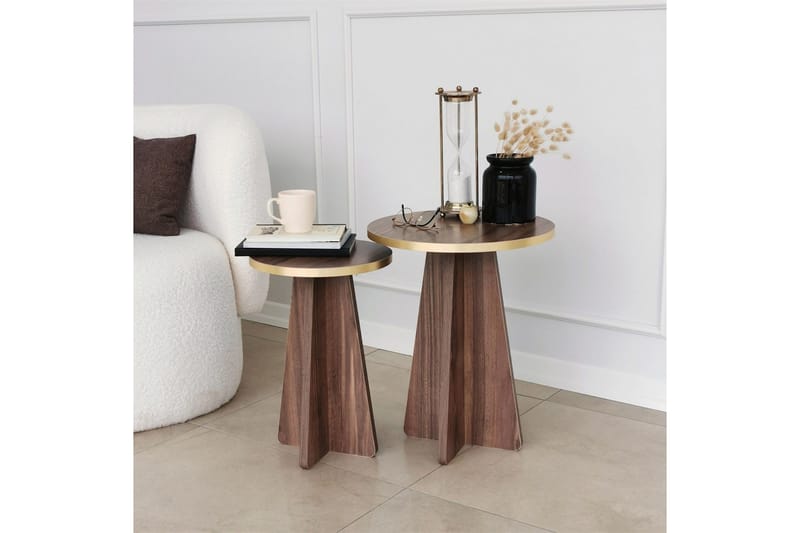 Munne Soffbord 40 cm - Valnöt - Möbler - Bord & matgrupp - Soffbord