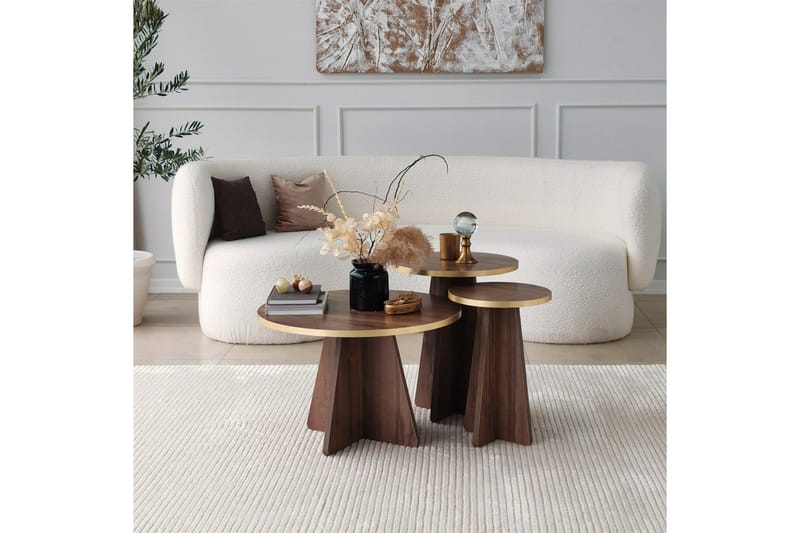 Munne Soffbord 40 cm - Valnöt - Möbler - Bord & matgrupp - Soffbord