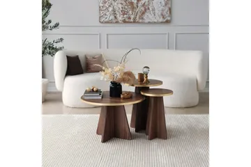 Munne Soffbord 40 cm - Valnöt - Möbler - Bord & matgrupp - Soffbord