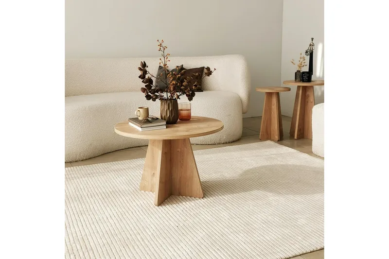 Munne Soffbord 60 cm - Ek - Möbler - Bord & matgrupp - Soffbord