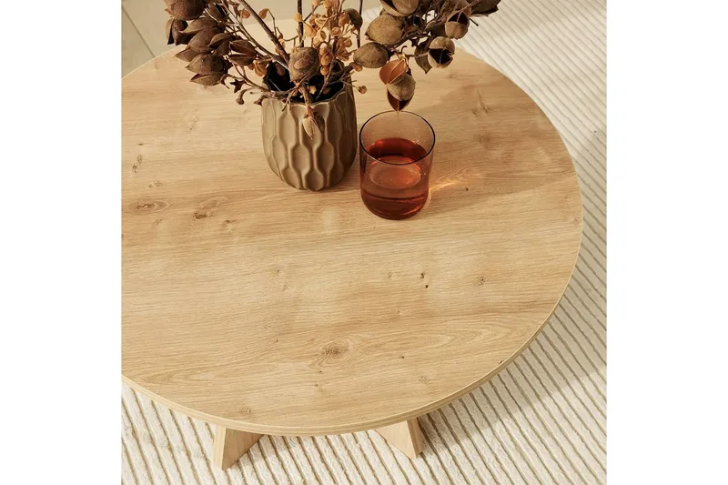 Munne Soffbord 60 cm - Ek - Möbler - Bord & matgrupp - Soffbord