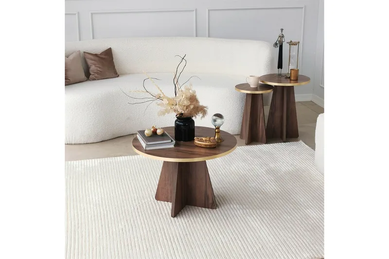 Munne Soffbord 60 cm - Valnöt - Möbler - Bord & matgrupp - Soffbord