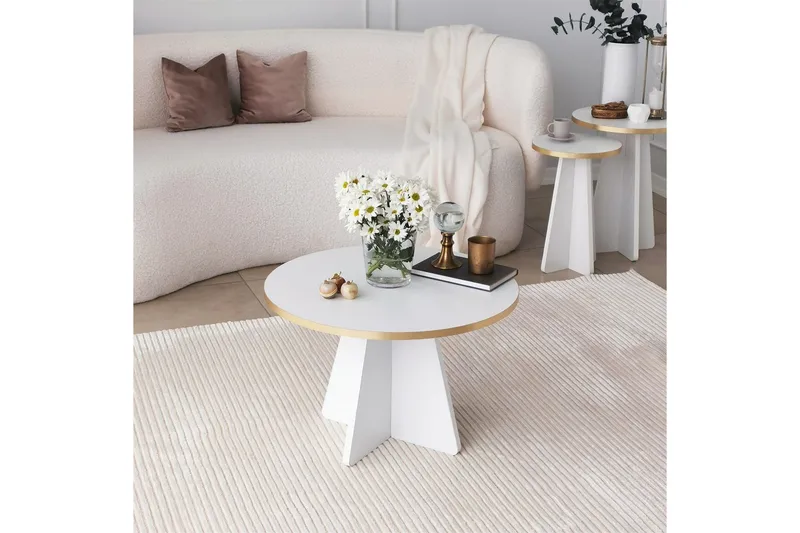 Munne Soffbord 60 cm - Vit - Möbler - Bord & matgrupp - Soffbord