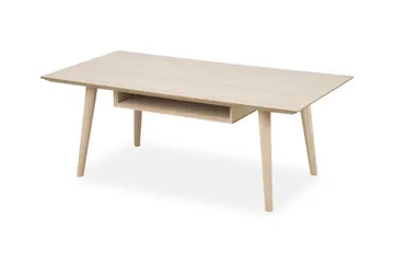Myrviken Soffbord 115 cm - Vitpigmenterad Ek - Möbler - Bord & matgrupp - Soffbord - Soffbord med förvaring