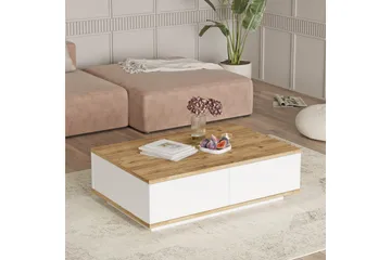 Najar Soffbord 90 cm - Brun/Vit - Möbler - Bord & matgrupp - Soffbord