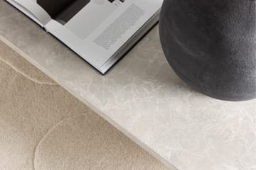 Narvik Travertin Ovalt Soffbord 190x60 cm - Beige / Ljus - Möbler - Bord & matgrupp - Soffbord