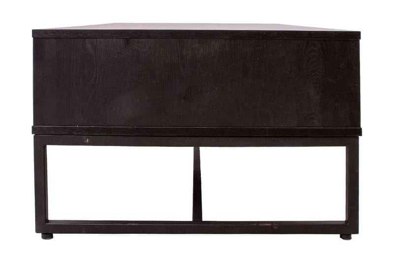 Nauerna Soffbord 110 cm med Förvaring 2 Lådor - Ekfärg/Svart - Möbler - Bord & matgrupp - Soffbord - Soffbord med förvaring