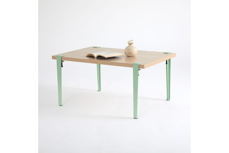 Soffbord Neda 90x60 cm Brun/Blå - Hanah Home - Möbler - Bord & matgrupp - Soffbord
