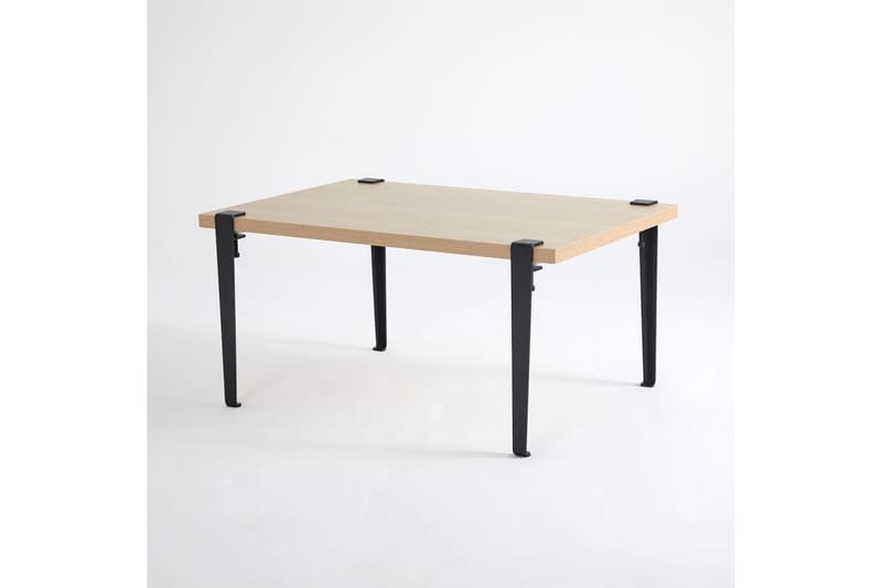 Soffbord Neda 90x60 cm Brun/Svart - Hanah Home - Möbler - Bord & matgrupp - Soffbord