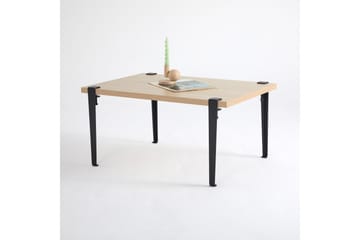 Soffbord Neda 90x60 cm Brun/Svart - Hanah Home - Möbler - Bord & matgrupp - Soffbord