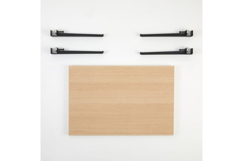 Soffbord Neda 90x60 cm Brun/Svart - Hanah Home - Möbler - Bord & matgrupp - Soffbord