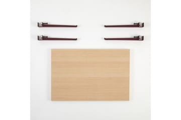 Soffbord Neda 90x60 cm Mörkbrun - Hanah Home - Möbler - Bord & matgrupp - Soffbord