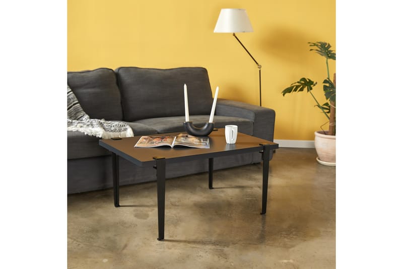 Soffbord Neda 90x60 cm Svart - Hanah Home - Möbler - Bord & matgrupp - Soffbord