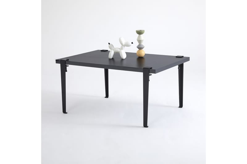 Soffbord Neda 90x60 cm Svart - Hanah Home - Möbler - Bord & matgrupp - Soffbord