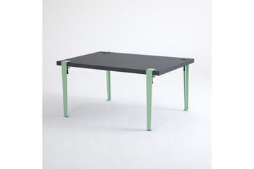 Soffbord Neda 90x60 cm Svart/Blå/Grön
