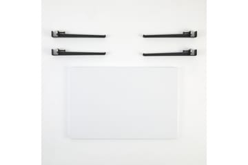 Soffbord Neda 90x60 cm Vit/Svart - Hanah Home - Möbler - Bord & matgrupp - Soffbord