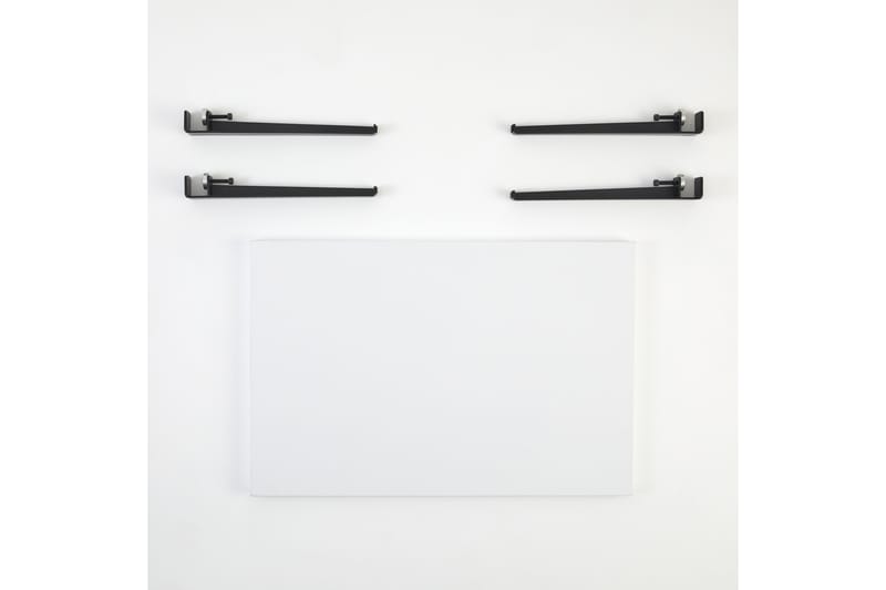 Soffbord Neda 90x60 cm Vit/Svart - Hanah Home - Möbler - Bord & matgrupp - Soffbord