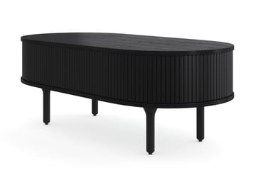 Noira Ovalt Soffbord 118 cm med Förvaring Låda - Svart - Möbler - Bord & matgrupp - Soffbord