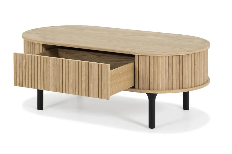 Noira Ovalt Soffbord 118 cm - Natur - Möbler - Bord & matgrupp - Soffbord
