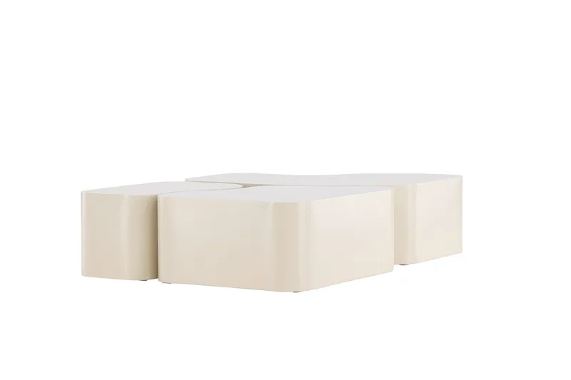 Nordland 92x74 cm Rektangulärt Soffbord i Trä - Beige - Möbler - Bord & matgrupp - Soffbord