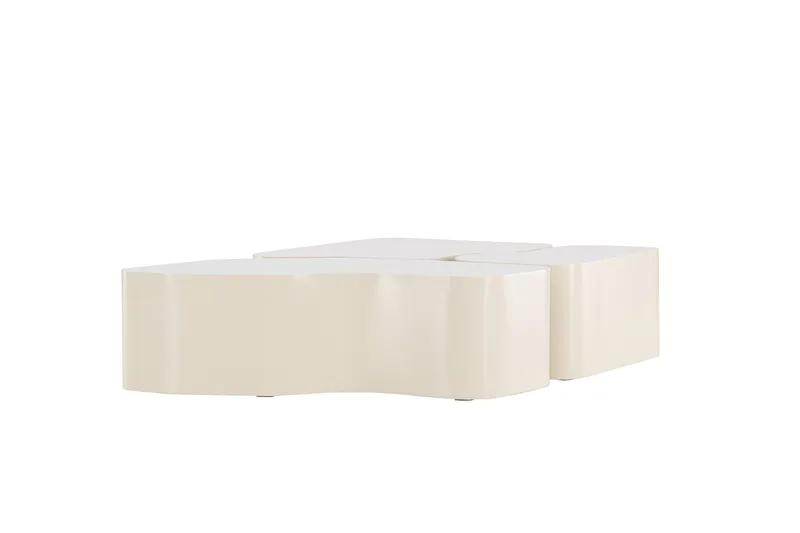 Nordland 92x74 cm Rektangulärt Soffbord i Trä - Beige - Möbler - Bord & matgrupp - Soffbord