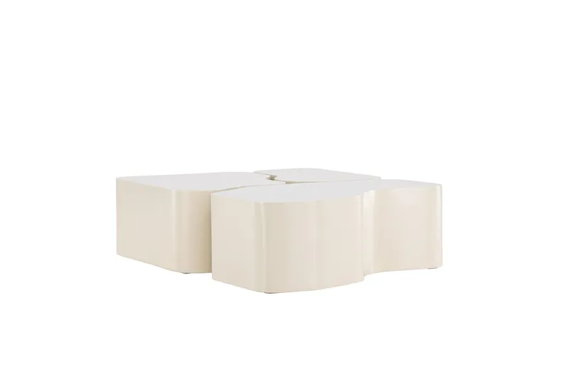Nordland 92x74 cm Rektangulärt Soffbord i Trä - Beige - Möbler - Bord & matgrupp - Soffbord