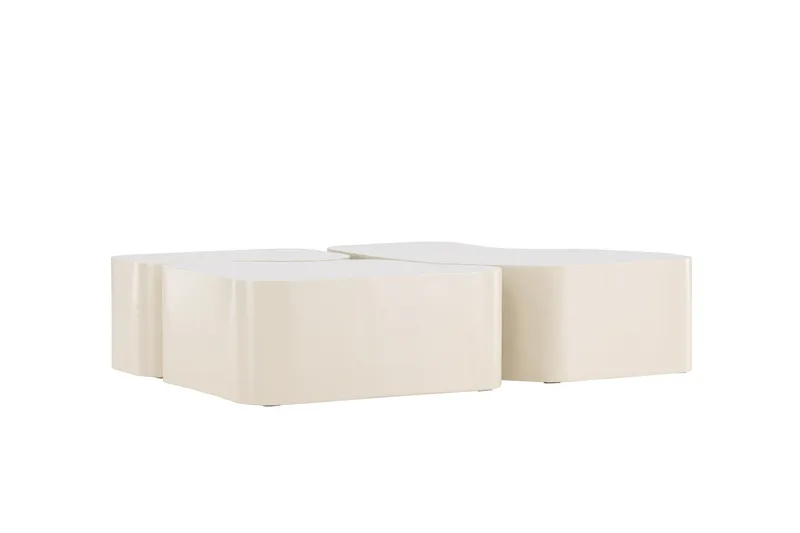 Nordland 92x74 cm Rektangulärt Soffbord i Trä - Beige - Möbler - Bord & matgrupp - Soffbord