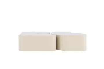 Nordland 92x74 cm Rektangulärt Soffbord i Trä - Beige - Möbler - Bord & matgrupp - Soffbord