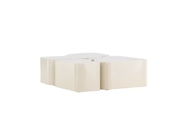 Nordland 92x74 cm Rektangulärt Soffbord i Trä - Beige - Möbler - Bord & matgrupp - Soffbord
