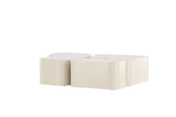 Nordland 92x74 cm Rektangulärt Soffbord i Trä - Beige - Möbler - Bord & matgrupp - Soffbord