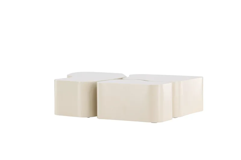Nordland 92x74 cm Rektangulärt Soffbord i Trä - Beige - Möbler - Bord & matgrupp - Soffbord