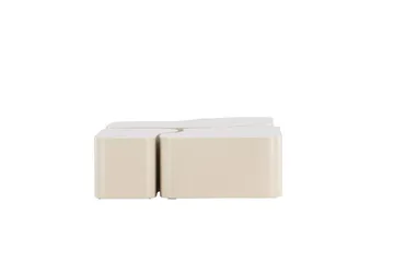 Nordland 92x74 cm Rektangulärt Soffbord i Trä - Beige - Möbler - Bord & matgrupp - Soffbord