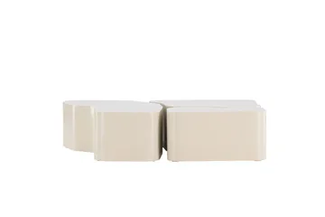 Nordland 92x74 cm Rektangulärt Soffbord i Trä - Beige - Möbler - Bord & matgrupp - Soffbord