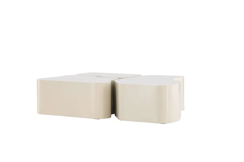 Nordland Soffbord 92x74 cm - Beige - Möbler - Bord & matgrupp - Soffbord