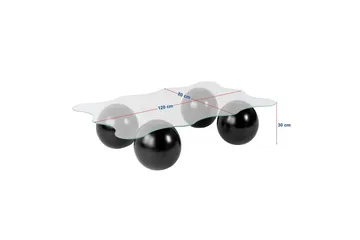 Soffbord Nordure Elinville Soffbord 120 cm Brun - Möbler - Bord & matgrupp - Soffbord