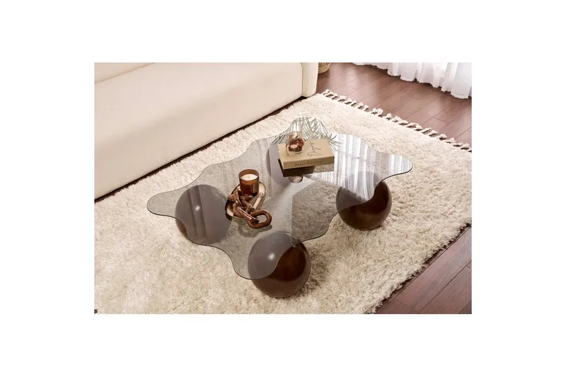 Soffbord Nordure Elinville Soffbord 120 cm Brun - Möbler - Bord & matgrupp - Soffbord
