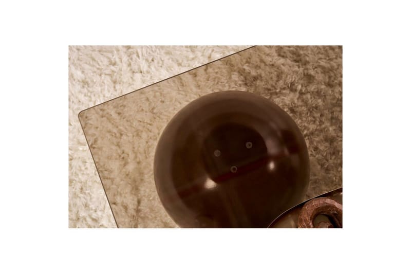 Soffbord Nordure Koushik Soffbord 110 cm Sand, Chocolate Brown - Möbler - Bord & matgrupp - Soffbord
