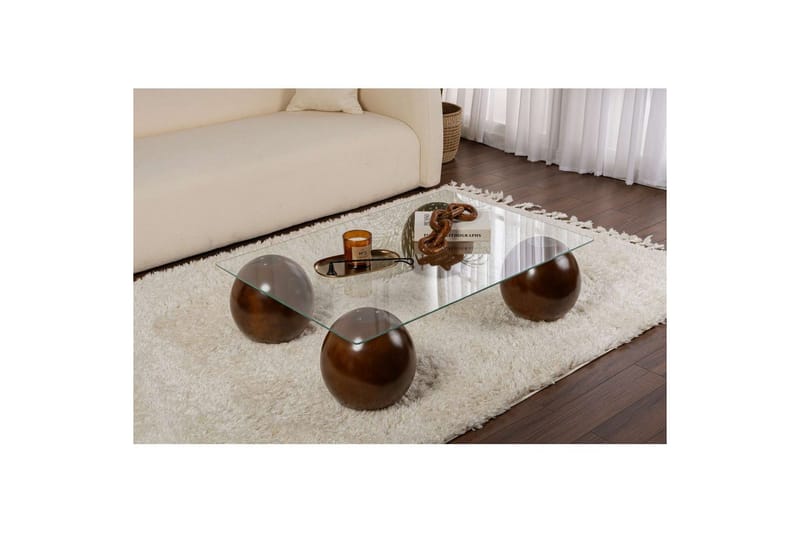 Soffbord Nordure Koushik Soffbord 110 cm Sand,Flerfärgad - Möbler - Bord & matgrupp - Soffbord