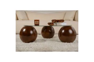 Soffbord Nordure Sibas Soffbord 85 cm Brun - Möbler - Bord & matgrupp - Soffbord