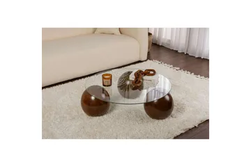 Soffbord Nordure Sibas Soffbord 85 cm Brun - Möbler - Bord & matgrupp - Soffbord