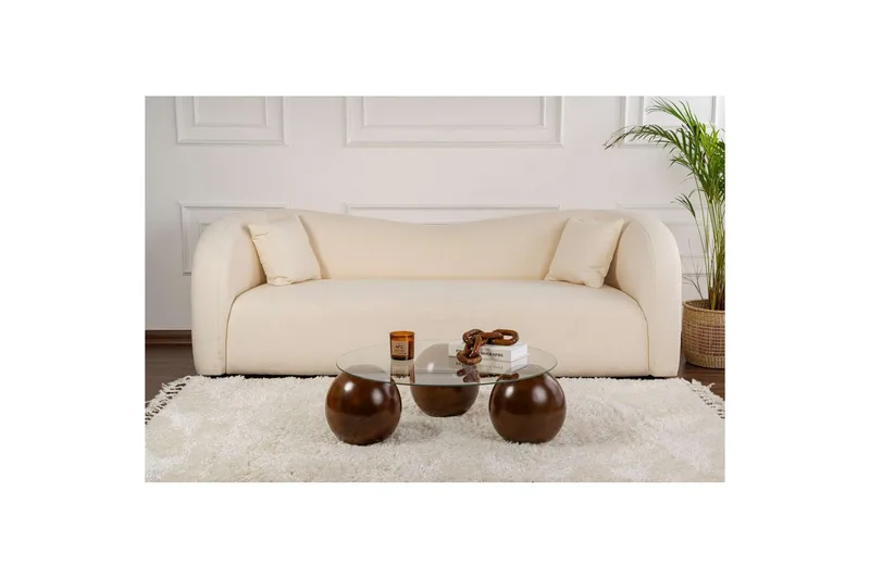 Soffbord Nordure Sibas Soffbord 85 cm Brun - Möbler - Bord & matgrupp - Soffbord