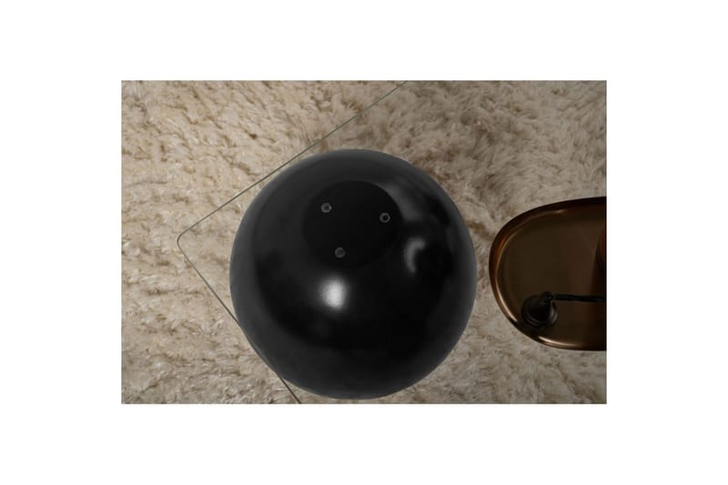 Soffbord Nordure Soffbord Koushik Svart / Transparent Svart - Möbler - Bord & matgrupp - Soffbord