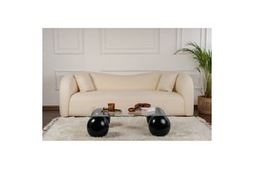 Soffbord Nordure Soffbord Koushik Svart / Transparent Svart - Möbler - Bord & matgrupp - Soffbord