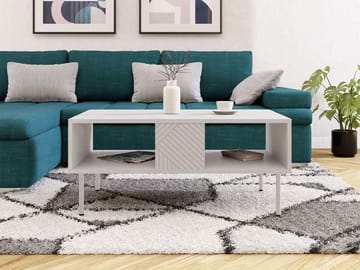 Norrs Soffbord 100 cm - beige - Möbler - Bord & matgrupp - Soffbord - Soffbord med förvaring