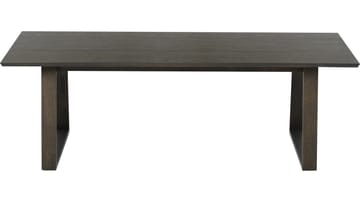 Soffbord Norvik 140 cm - Brunlackad ekfaner med vitpigmenterad finish - Möbler - Bord & matgrupp - Soffbord