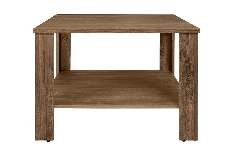 Odettie Soffbord 68 cm med Förvaring Hylla Ek - Brun - Möbler - Bord & matgrupp - Soffbord - Soffbord med förvaring